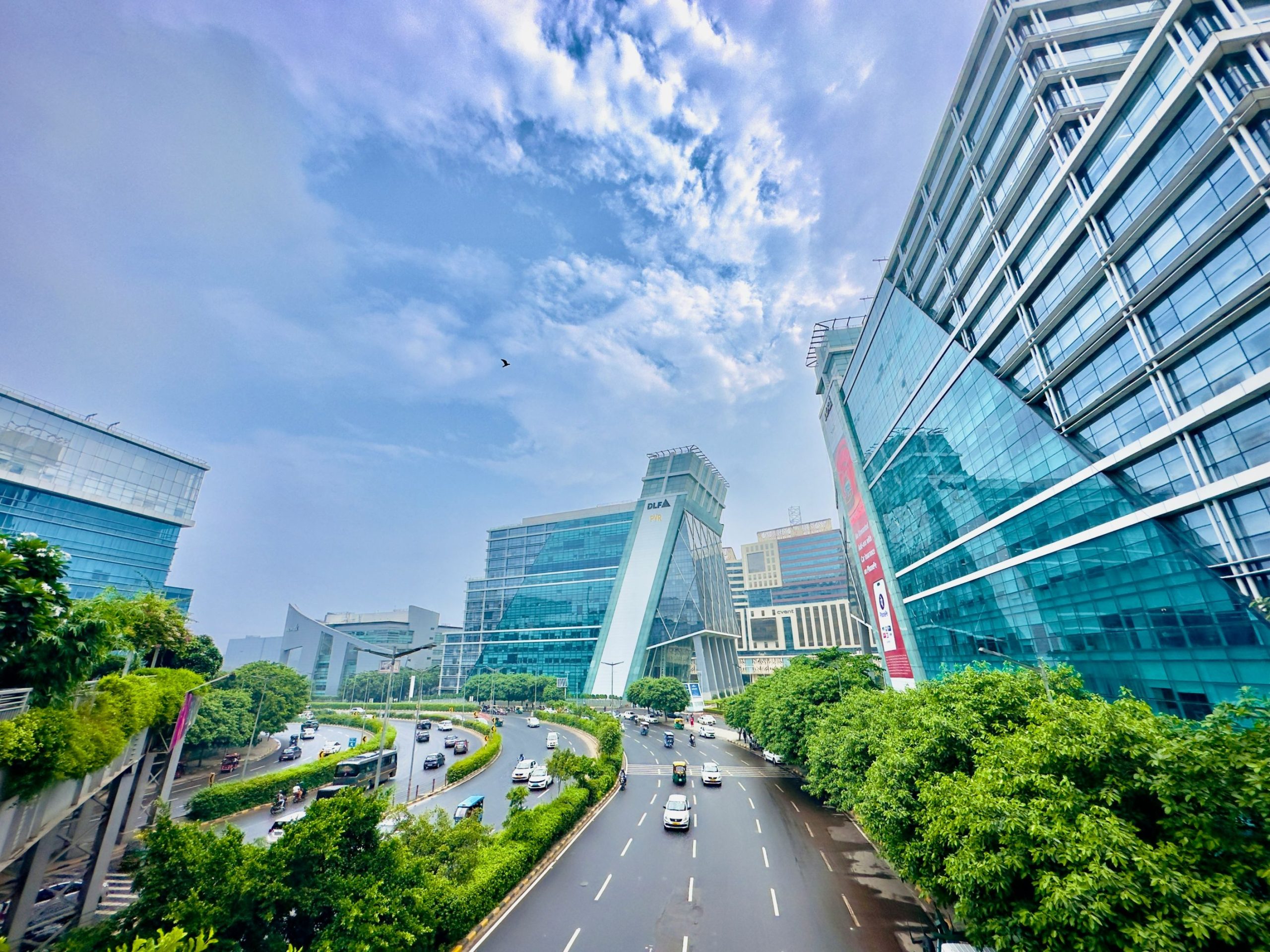 CyberCity Gurgaon commercial district - GCC office space for global enterprises India