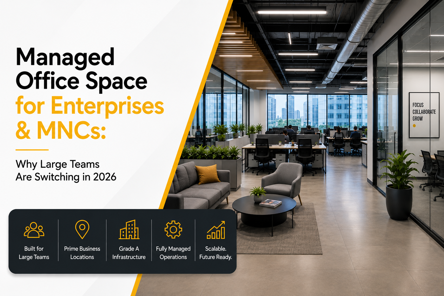 Managed Office Space for Enterprises & MNCs - synqwork